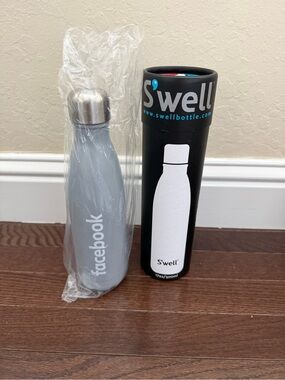 Facebook x S'well Gray Stainless Water Bottle